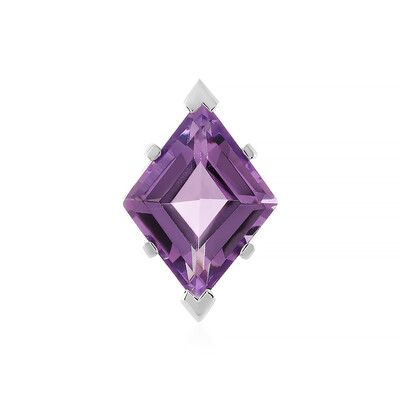 Rose de France Amethyst Silver Pendant (MONOSONO COLLECTION)