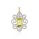 9K Ouro Verde Quartz Gold Pendant (SUHANA)