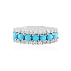 Sleeping Beauty Turquoise Silver Ring (Faszination Türkis)