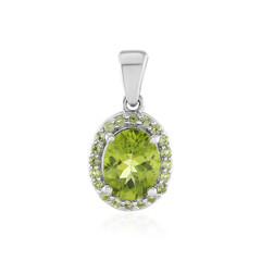 Peridot Silver Pendant