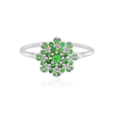 Tsavorite Silver Ring