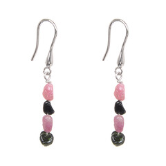 Tourmaline Silver Earrings