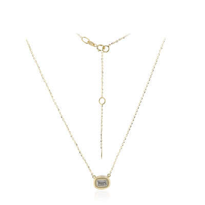 18K IF (D) Diamond Gold Necklace (Annette)