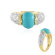 Sleeping Beauty Turquoise Silver Ring