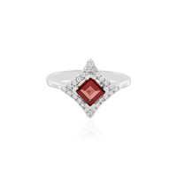 Mozambique Garnet Silver Ring