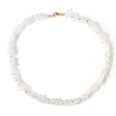 White Quartz Silver Necklace