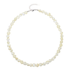 Mother of Pearl Silver Necklace