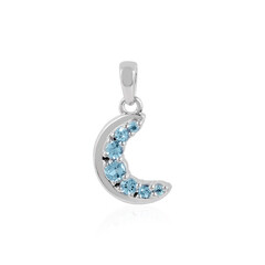 Swiss Blue Topaz Silver Pendant