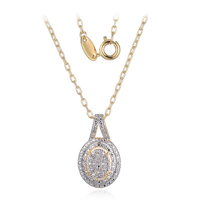 I3 (I) Diamond Brass Necklace (Juwelo Style)