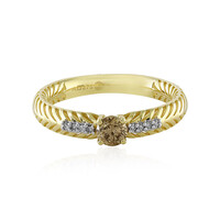 9K I2 Champagne Diamond Gold Ring (Ornaments by de Melo)