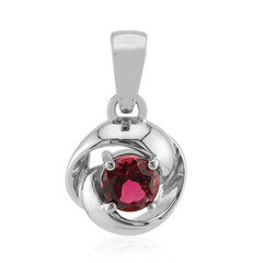 Brazilian Pink Tourmaline Silver Pendant (Pallanova)