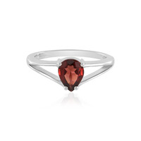 Mozambique Garnet Silver Ring