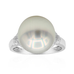 14K White Freshwater Pearl Gold Ring (CIRARI)