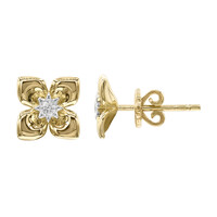 9K SI1 (G) Diamond Gold Earrings