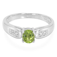 Fancy Tourmaline Silver Ring