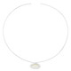 Mother of Pearl Silver Choker