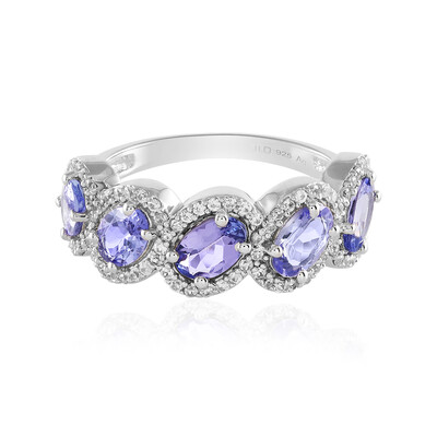 Tanzanite Silver Ring