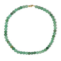 Green Aventurine Silver Necklace