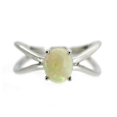 Welo Opal Silver Ring