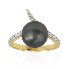 9K Tahitian Pearl Gold Ring (TPC)