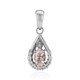 Madagascan Morganite Silver Pendant