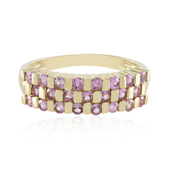 9K Pink Sapphire Gold Ring (de Melo)