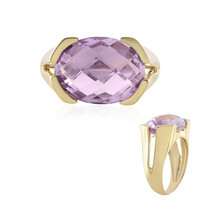 Rose de France Amethyst Silver Ring