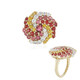 9K Nigerian Pink Tourmaline Gold Ring (Adela Gold)