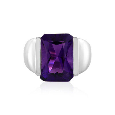 Siberian Amethyst Silver Ring