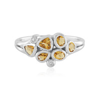 Citrine Silver Ring