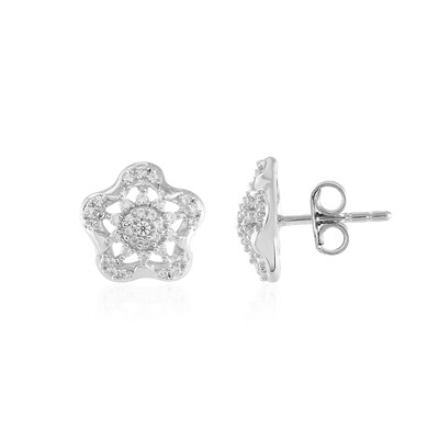 Zircon Silver Earrings