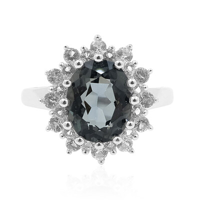 Black Mystic Topaz Silver Ring