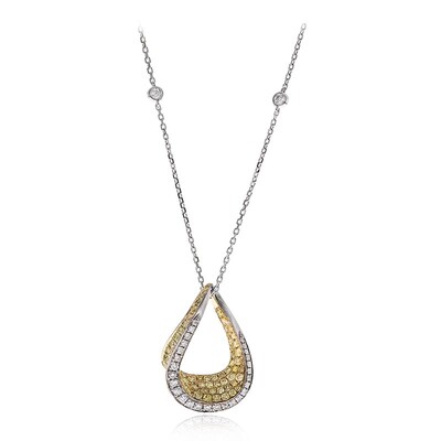 14K SI2 Yellow Diamond Gold Necklace (CIRARI)