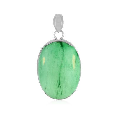 Variscite Silver Pendant (Bali Barong)