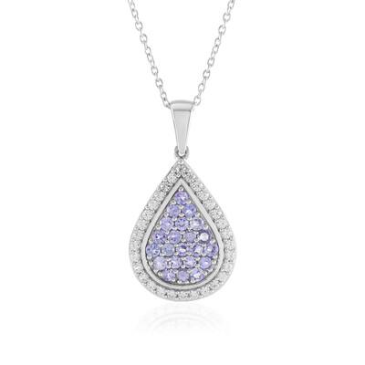 Tanzanite Silver Necklace