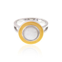 Snow Quartz Silver Ring