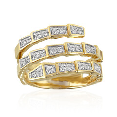 14K SI1 (G) Diamond Gold Ring