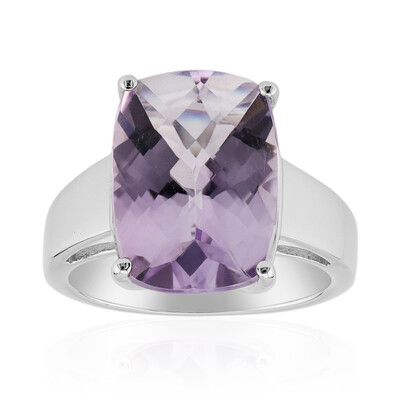 Rose de France Amethyst Silver Ring