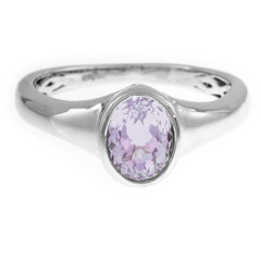 Brazilian Kunzite Silver Ring