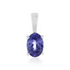 AAA Tanzanite Platinum Pendant