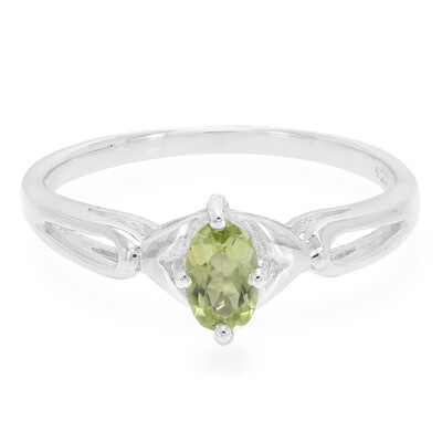 Cuprian Tourmaline Silver Ring