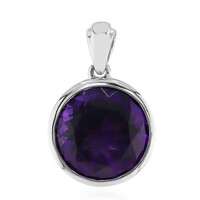 Zambian Amethyst Silver Pendant (Pallanova)