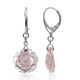 Mother of Pearl Silver Earrings