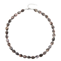 Mother of Pearl Silver Necklace