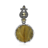 Rutile Quartz Silver Pendant (Annette classic)