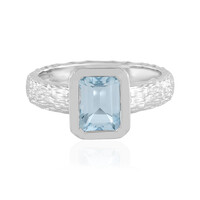 Sky Blue Topaz Silver Ring