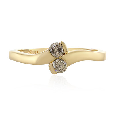 9K I1 Brown Diamond Gold Ring