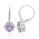 Bolivian Amethyst Silver Earrings