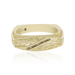 9K I2 Champagne Diamond Gold Ring (Ornaments by de Melo)