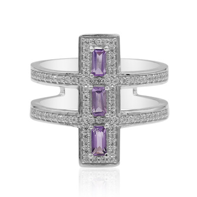 Amethyst Silver Ring